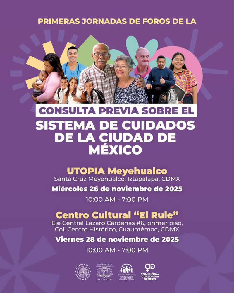 Banner informativo sobre las jornadas de foros