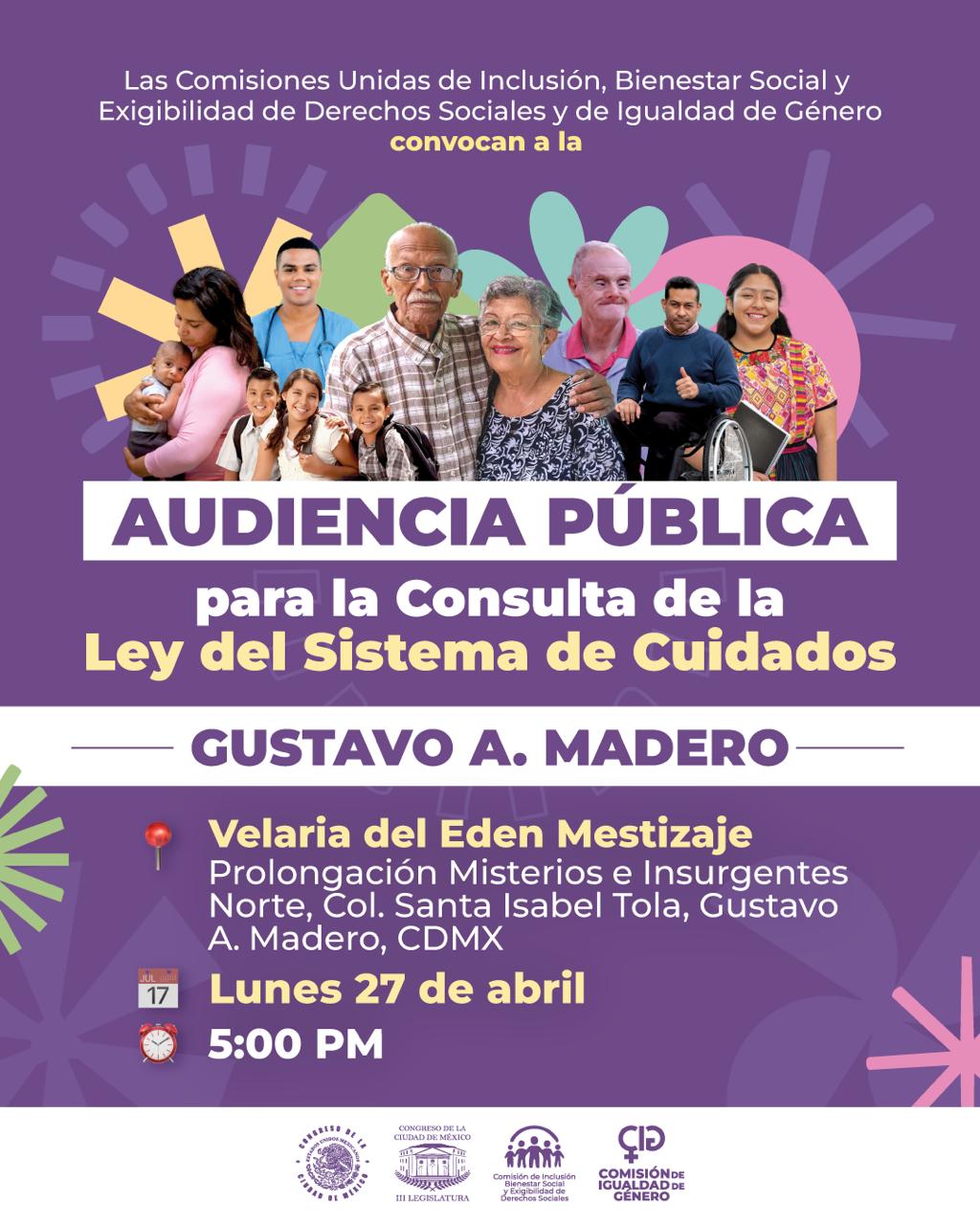 Audiancia Pública Gustavo A. Madero, velaria del edén mestizaje, 27 de Abril 2026, 05:00 pm